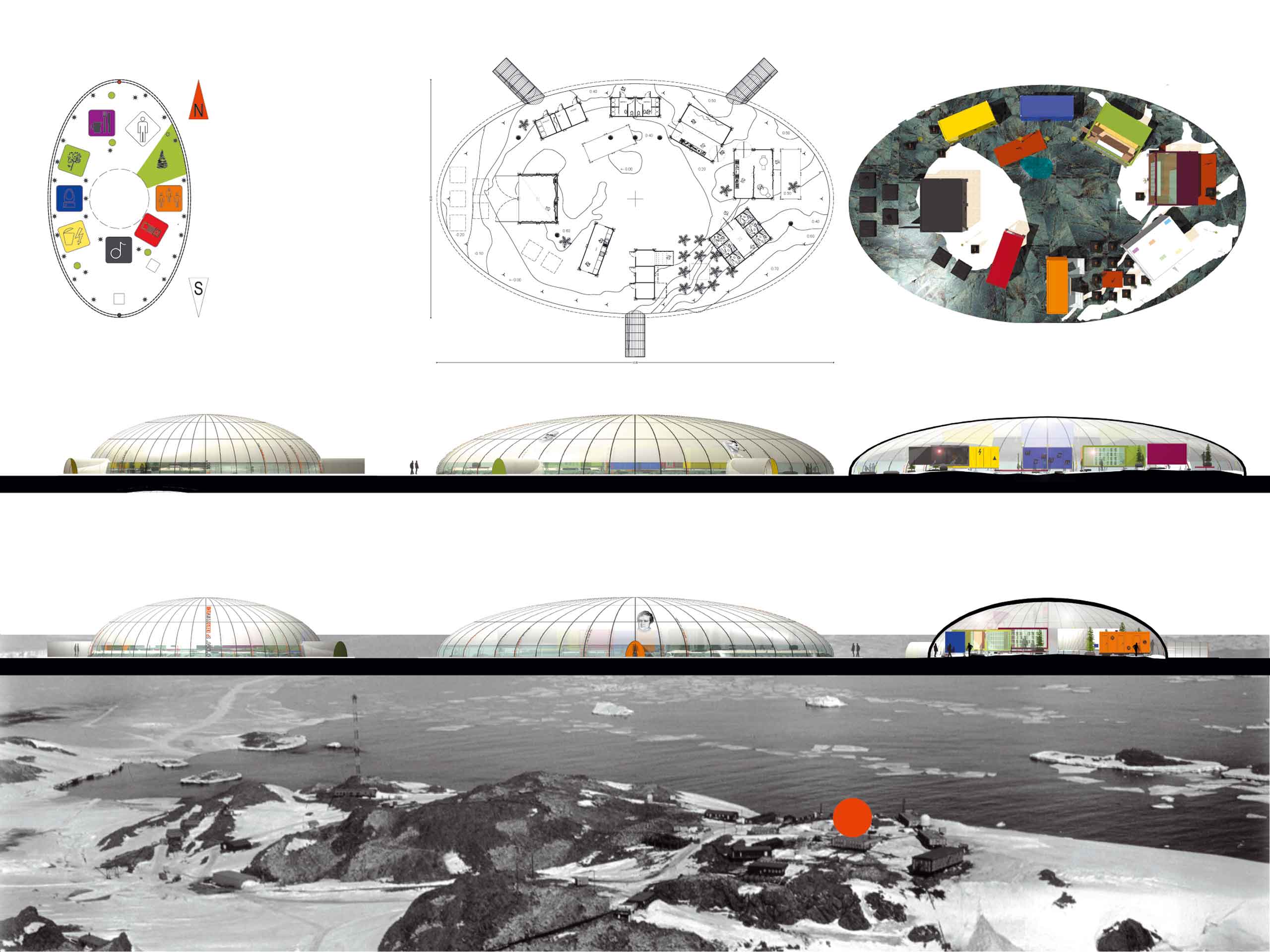 Bérangère Signac, architecte sur Bordeaux métropole, le Bassin d'Arcachon et la Gironde, a conçu un TPFE sur l'Antarctique, une architecture pour le continent de l'extrême