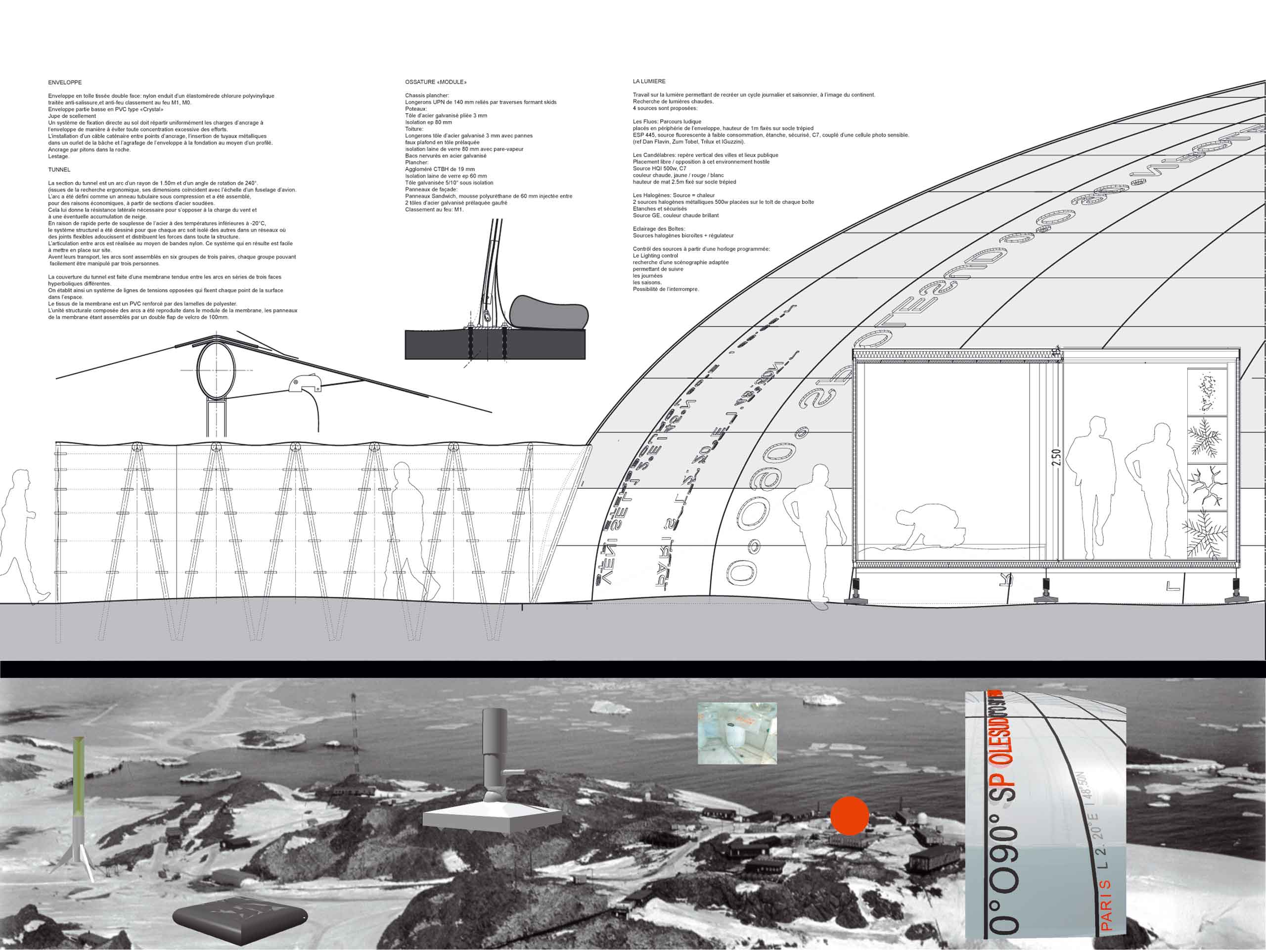 Bérangère Signac, architecte sur Bordeaux métropole, le Bassin d'Arcachon et la Gironde, a conçu un TPFE sur l'Antarctique, une architecture pour le continent de l'extrême
